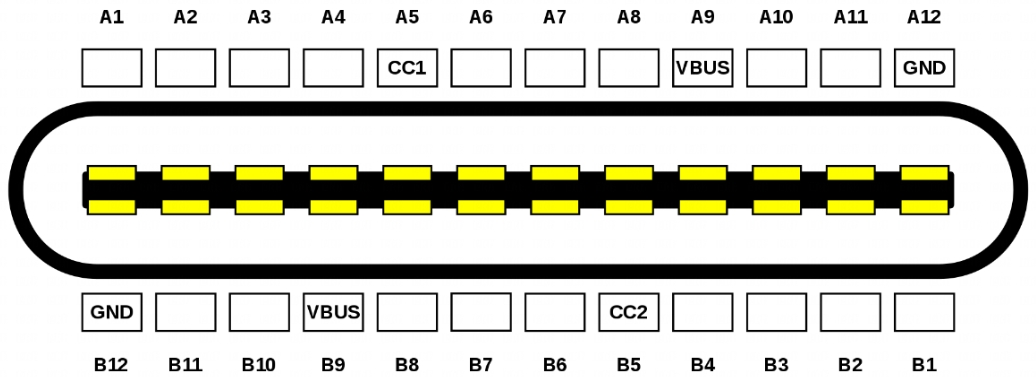 6Pin TYPE-C female connector